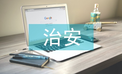 治安治理工作經驗總結